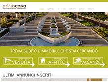 Tablet Screenshot of adriacasa.com